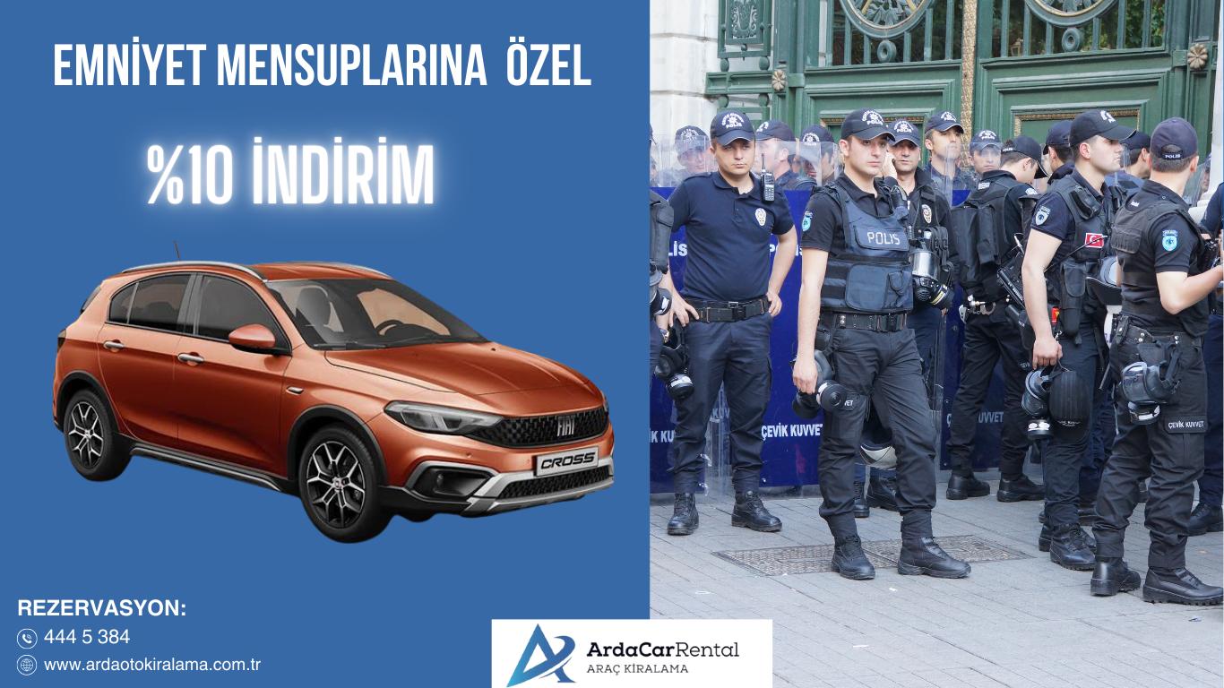 EMNİYET MENSUPLARINA ÖZEL %10 İNDİRİM